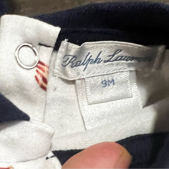 Ralph Lauren American Teddy Print Onsie - Picture 6 of 8